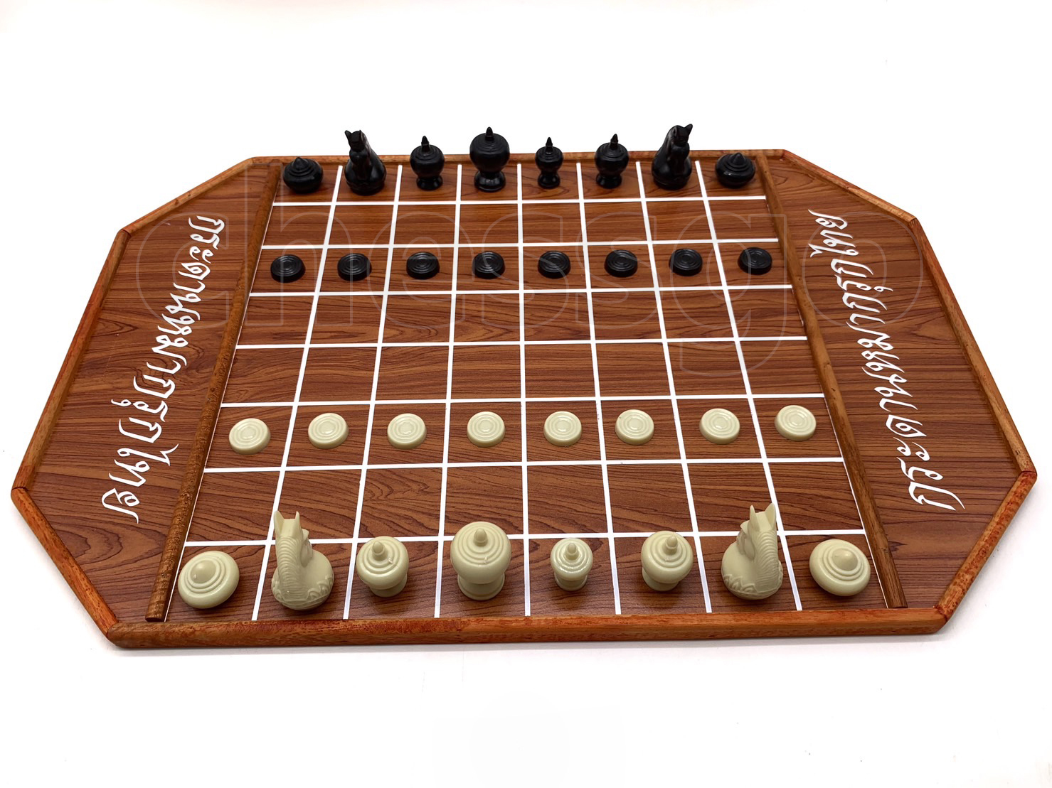 ชุดหมากรุกไทย(กระดานไม้อัดMDF+ตัวพลาสติกbermuda)