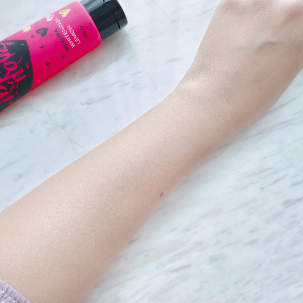 แท้พร้อมส่ง‣ iblanc BB Aura Whitening + Lemon 120g บีบีทาตัว ไอบลองก์ กันแดด SPF50 PA+++