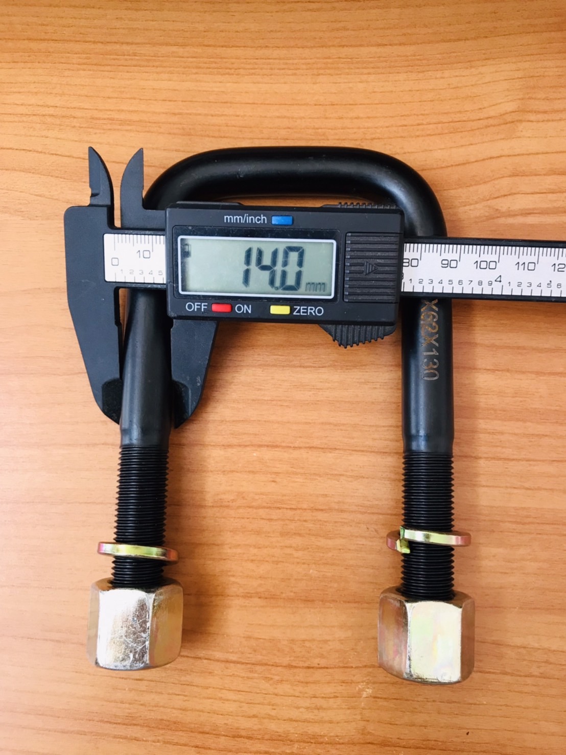 สาแหรก สาแหรกแหนบ รุ่น M14*62*130 แข็งแรง ทนทาน ผลิตจากเหล็กคุณภาพดี #04019631