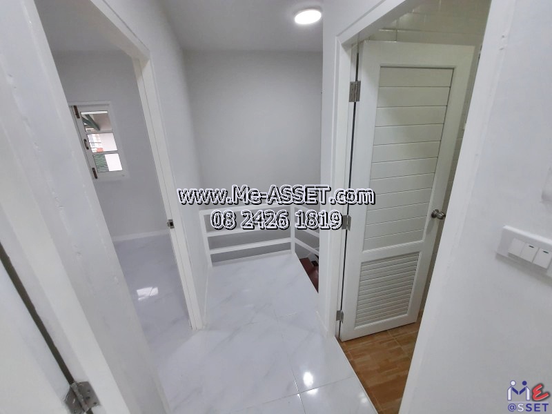 ขายทาวน์เฮ้าส์ หลังริม รีโนเวทใหม่ ย่าน รังสิต ธัญบุรี คลองสาม คลองหลวง ตลาดไทยสมบูรณ์ : ม.พฤกษาบี รังสิต-คลองสาม : 2 ชั้น 24 ตร.วา