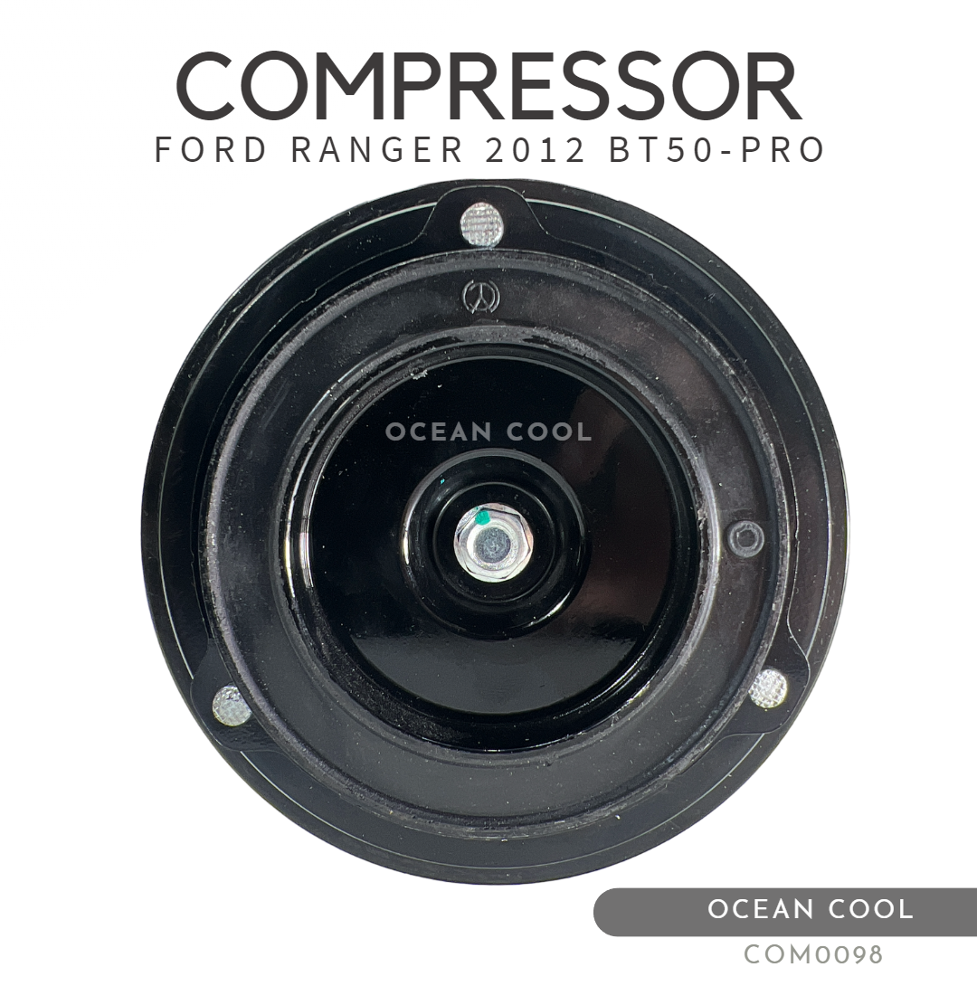 คอมเพลสเซอร์ ฟอร์ด เรนเจอร์ 2012 - 2014 ดีเซล COM0098 มาสด้า ธันเดอร์ บีที50 โปร Compressor For Ford Ranger Diesel Mazda BT-50 Proคอมแอร์ คอม คอมเพสเซอร์ อะไหล่แอร์