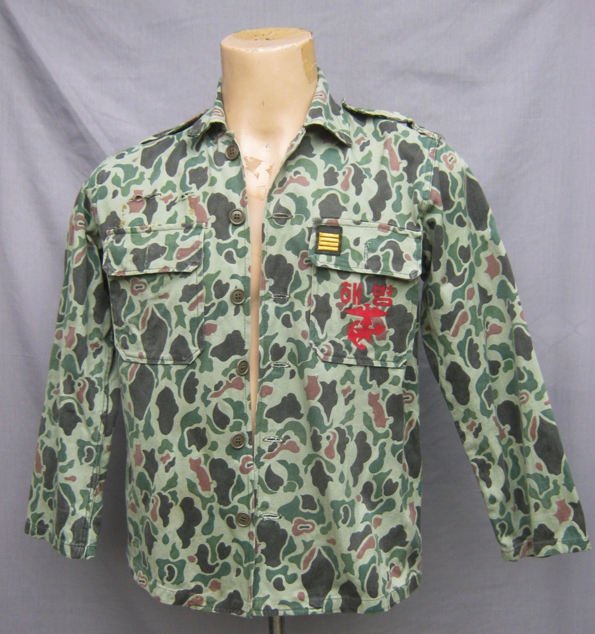 เสื้อลาย กองทัพเกาหลีใต้ ลาย duck hunter pattern camouflage