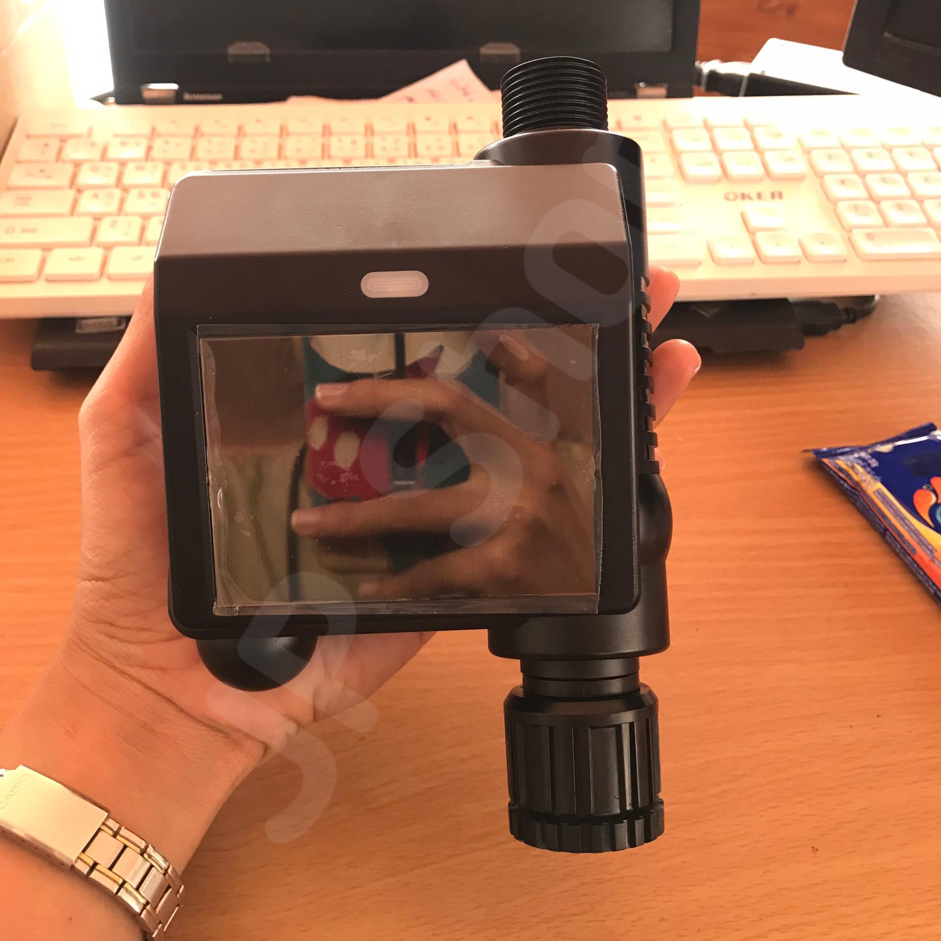 QOTO Smart Water Timer เครื่องตั้งเวลาน้ำอัจฉริยะ ควบคุมผ่านแอปมือถือ ชาร์จแบตด้วยแสงอาทิตย์ พร้อมส่งทั่วไทย