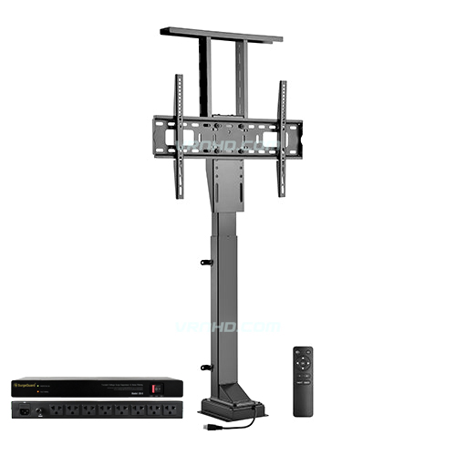 Metalnic New! M2000-SB8R ขาตั้งทีวีขนาด 37-65 นิ้ว Max VESA 600x400mm., Weight Capacity 50 Kg., ปรับยกจอขึ้น-ลง ด้วยมอเตอร์ไฟฟ้า สำหรับงานติดตั้งซ่อนในตู้เอนกประสงค์ หรือตู้คาบิเนต (ราคาไม่รวมตู้) รับประกันมอเตอร์ 1 ปี