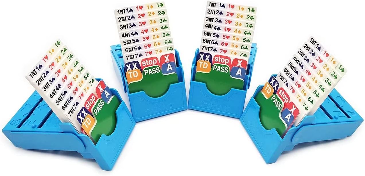 กล่องประมูล Bidding Box การ์ดกระดาษ