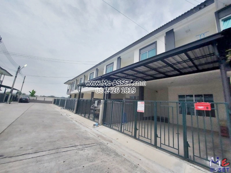 ขายและเช่า ทาวน์โฮม ย่าน คลองพระอุดม คลองข่อย วัดท่าเกวียน วัดทองสะอาด ลาดหลุมแก้ว : บ้านสวนธนาการ์เด้น : 2 ชั้น 22.7 ตารางวา