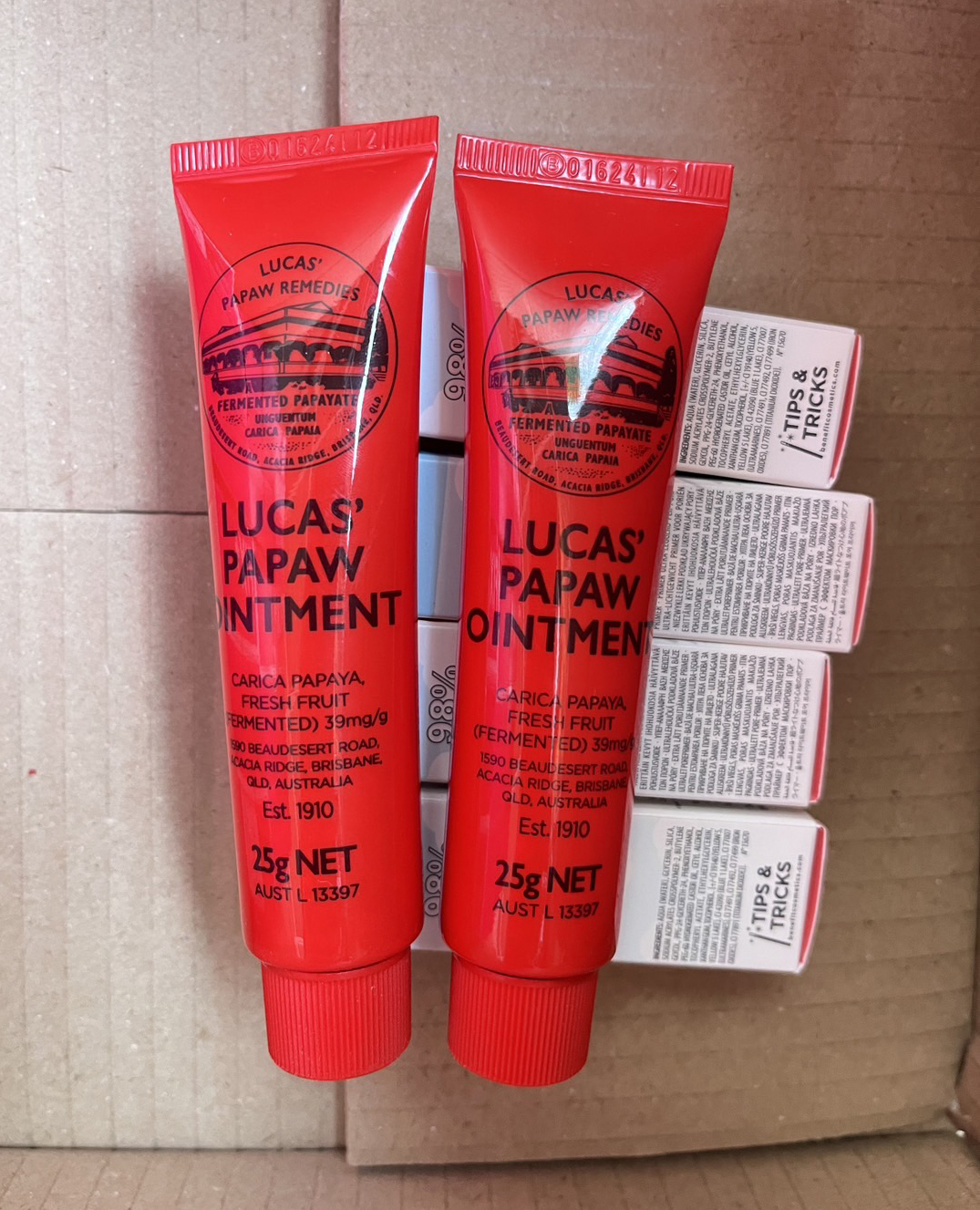 Lucas Papaw Ointment 25g. บาล์มสารพัดประโยชน์ นำเข้าจากออสเตรเลีย (1หลอด)