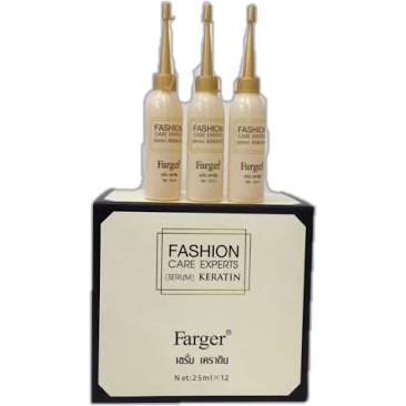 แท้พร้อมส่ง‣ Farger Fashion Care Expert Keratin Serum 25ml 1ขวด ฟาเกอร์ แฟชั่น แคร์ เอ็กเปิร์ต เคราติน เซรั่ม