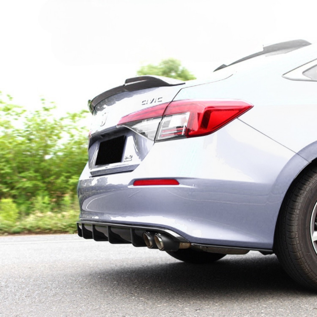 ชุดลิ้นหลัง ดิฟฟิวเซอร์ Civic FE 2022 พร้อมชุดท่อคู่