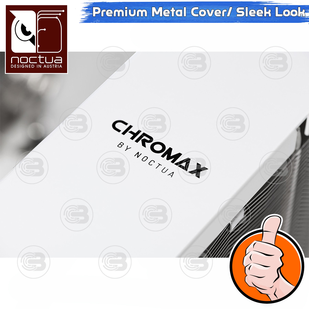 [CoolBlasterThai] Noctua NA-HC8 Chromax.White Heatsink Cover (NH-U12A) ประกัน 6 ปี