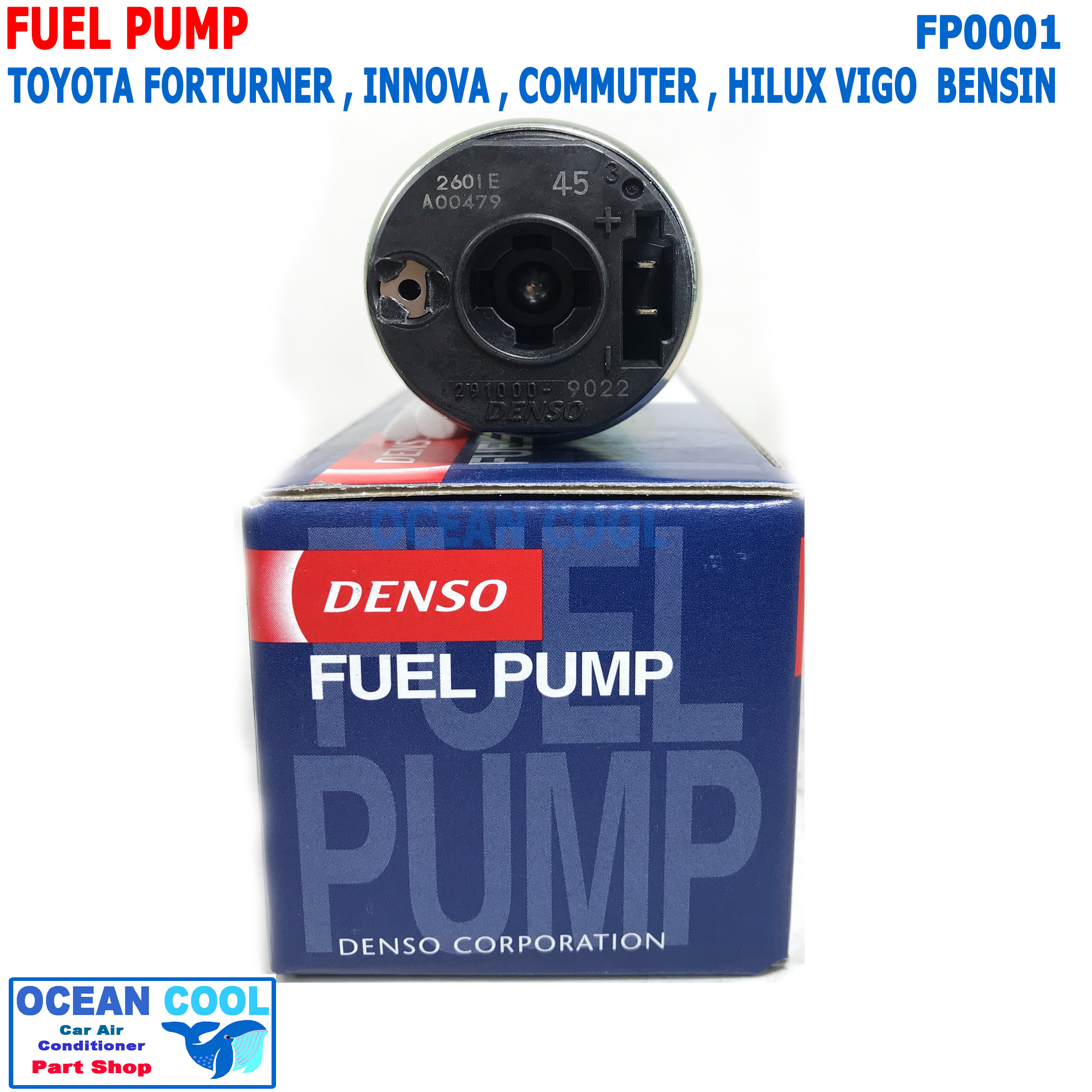 ปั๊มติ๊ก โตโยต้า ฟอร์จูนเนอร์ อินโนว่า คอมมิวเตอร์ วีโก้ เครื่อง เบนซิน FP0001 Denso 291000-9022 FUEL PUMP TOYOTA FORTURNER INNOVA COMMUTER HILUX VIGO BENSIN 1TR 2TR ปั๊มน้ำมัน