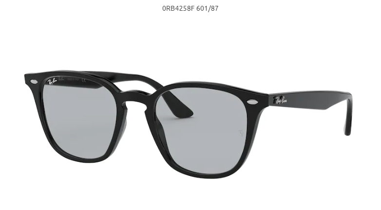 แว่นกันแดด RayBan RB4258F 601/87 Size 52 mm.