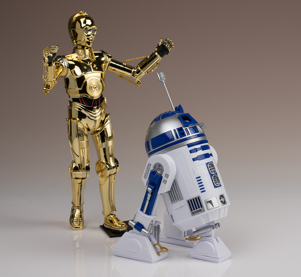 1/12 C-3PO & R2-D2 THE LAST JEDI BANDAI - Star Wars