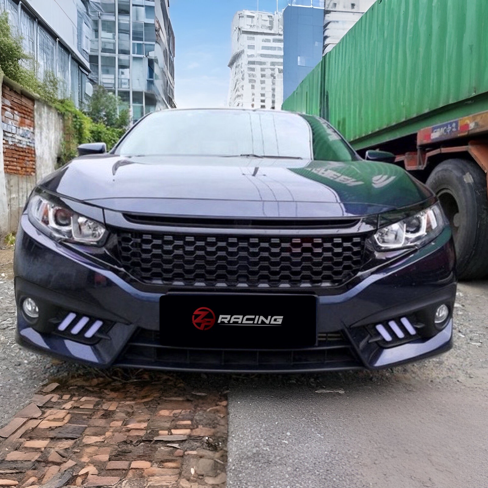 กระจังหน้า CIVIC FC FK 2016-2018 ทรง Sport