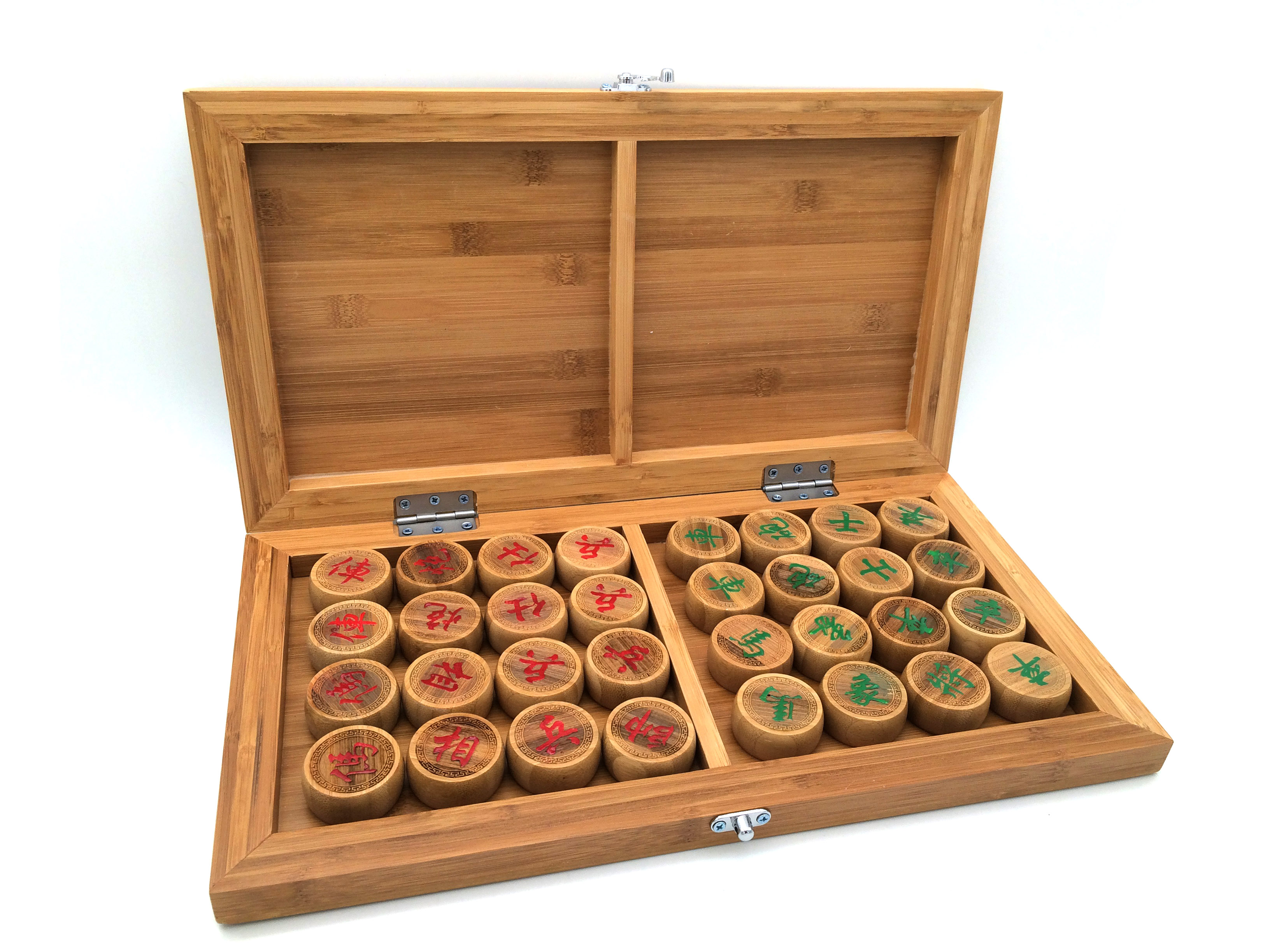 ชุดหมากรุกจีนไม้ไผ่มาตรฐาน