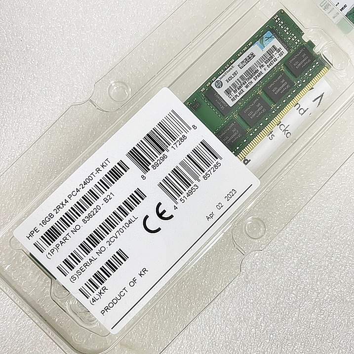 NEW HP 836220-B21 846740-001 809081-081 [TorCompTH Thailand ขาย จำหน่าย ราคา] HP 16GB (1x16GB) Dual Rank x4 DDR4-2400 CAS-17-17-17 Registered Memory Kit