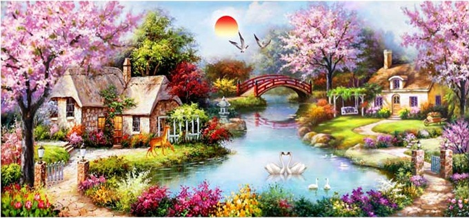Cherry home (พิมพ์ลาย)