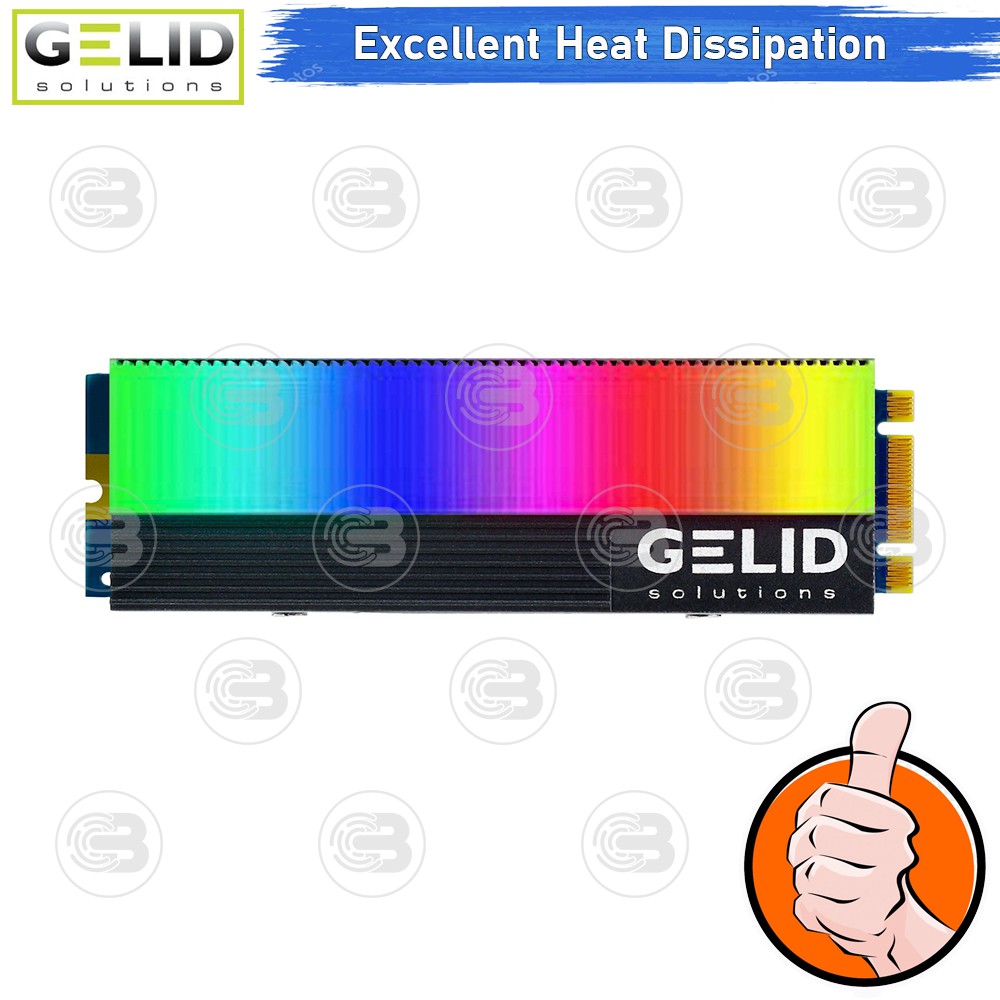 [CoolBlasterThai] GELID GLINT A-RGB M.2 SSD COOLER
