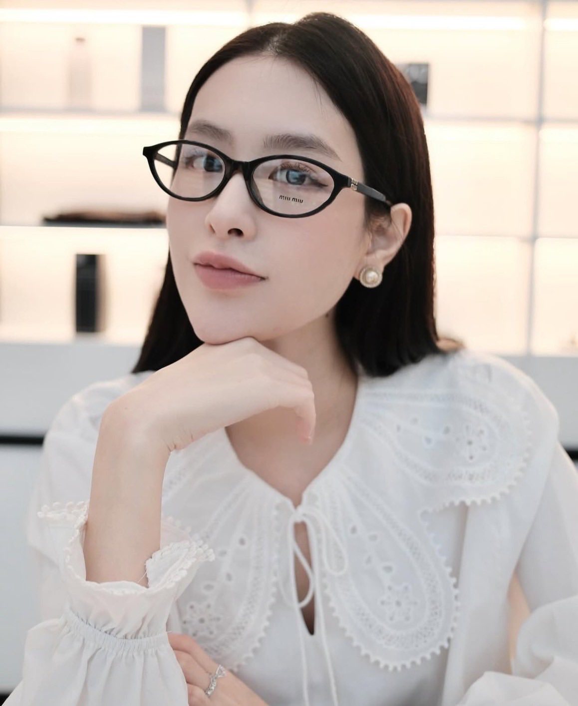 กรอบแว่นMiu Miu MU 09XVF 16K1O1 - Black