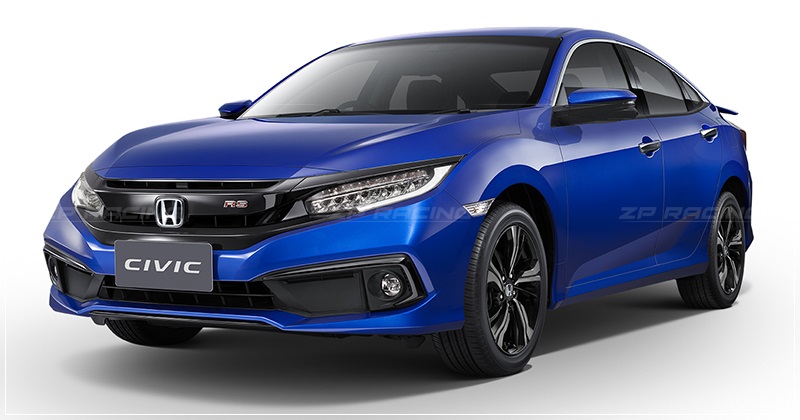 กรอบไฟตัดหมอก RS แท้ CIVIC FC 2019