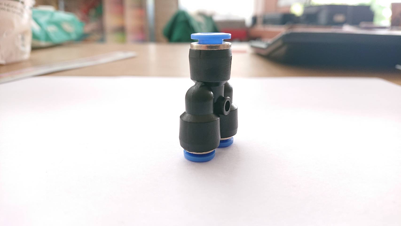 ข้อต่อลมสามทาง PW6,8,10,12-mm.-สามทาง ฟิตติ้งสายลม 3 Way Fitting