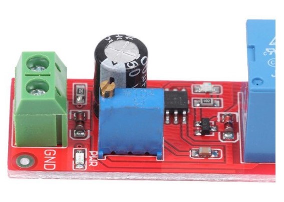 บอร์ด Relay DC 12V NE555 Monostable Delay Relay Circuit Conduction Module Trigger Switch Timer ปรับเวลา Shield Electronics
