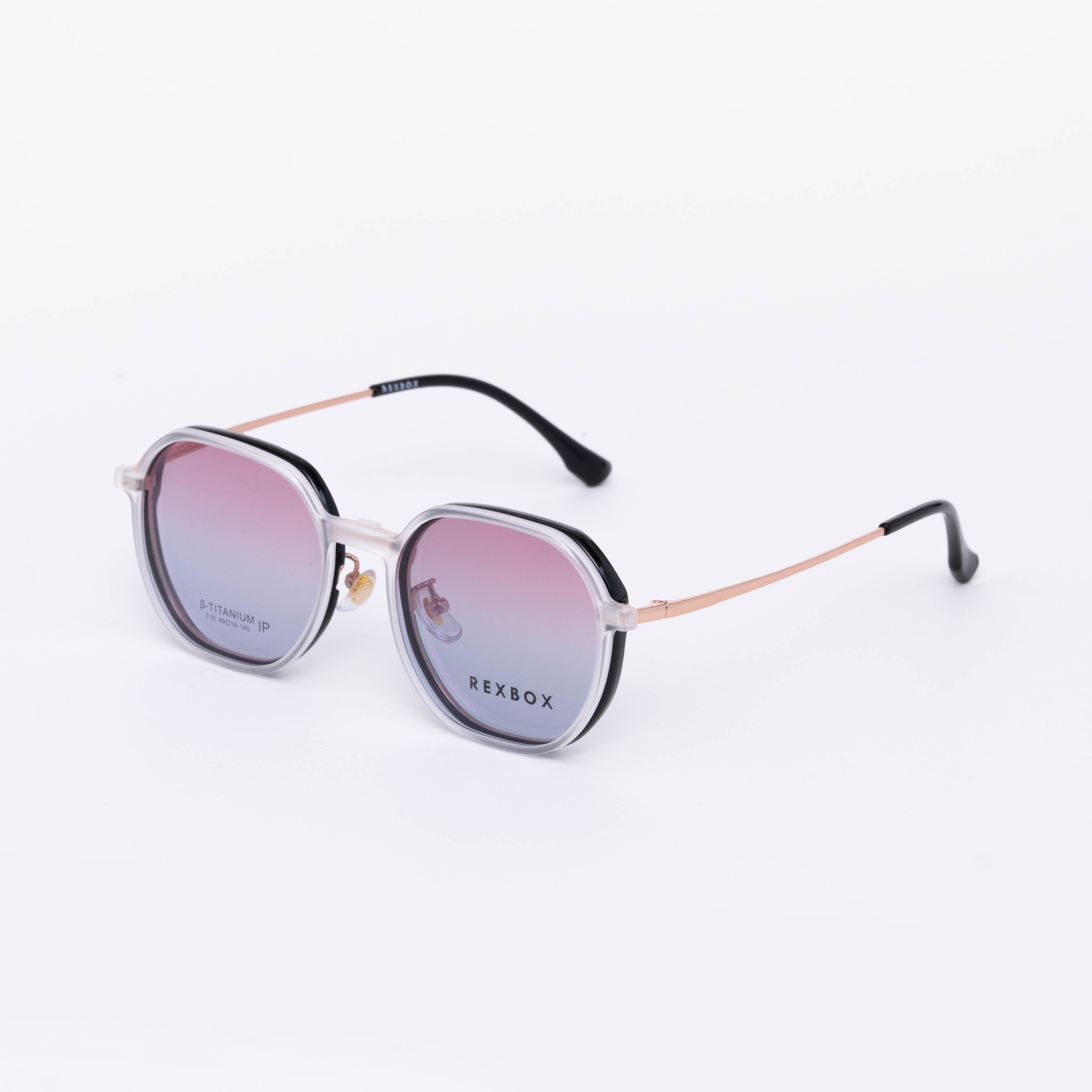 รุ่น B-TITANIUM ไทเทเนียม น้ำหนักเบา ยืดหยุ่น พร้อมคลิปออน Polarized (T10-C2)