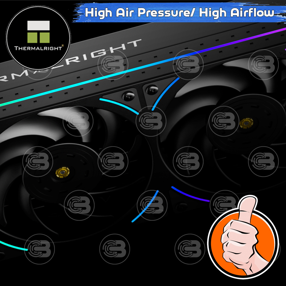 [CoolBlasterThai] Thermalright TL-UB36 Row Fan Optimized Static Pressure ARGB (size 120 mm.) ประกัน 3 ปี