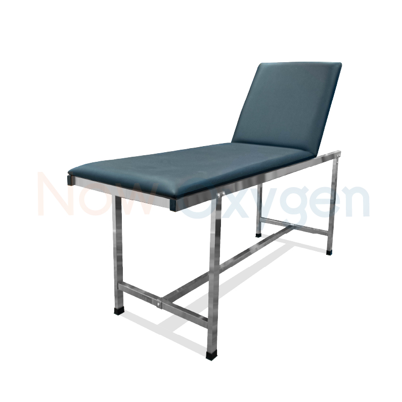 เตียงตรวจโรคและบันไดขึ้นเตียง ปรับระดับพนักพิงได้ สแตนเลสหนาทนทานกันสนิม รับประกัน 1 ปี