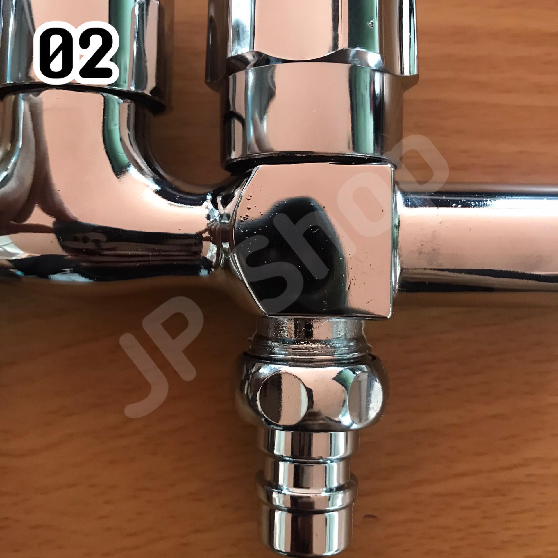 ก๊อกน้ำสแตนเลสวาวล์ด้านในเป็นทองเหลือง ขนาด 4 หุน ก๊อกน้ำอเนกประสงค์ ก๊อกน้ำคู่เครื่องซักผ้า ก๊อกน้ำ หัวก๊อกสระน้ำ ก๊อกน้ำ 2 ทาง02 #002200