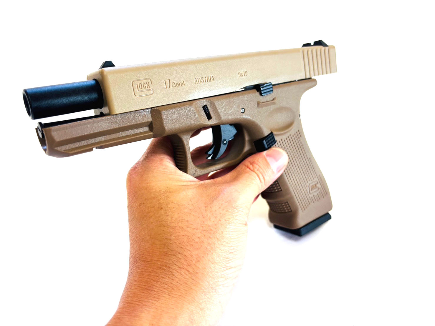 ปืนเจล ปืนเจลไฟฟ้า รุ่น Glock17 (Semi&Blowback)
