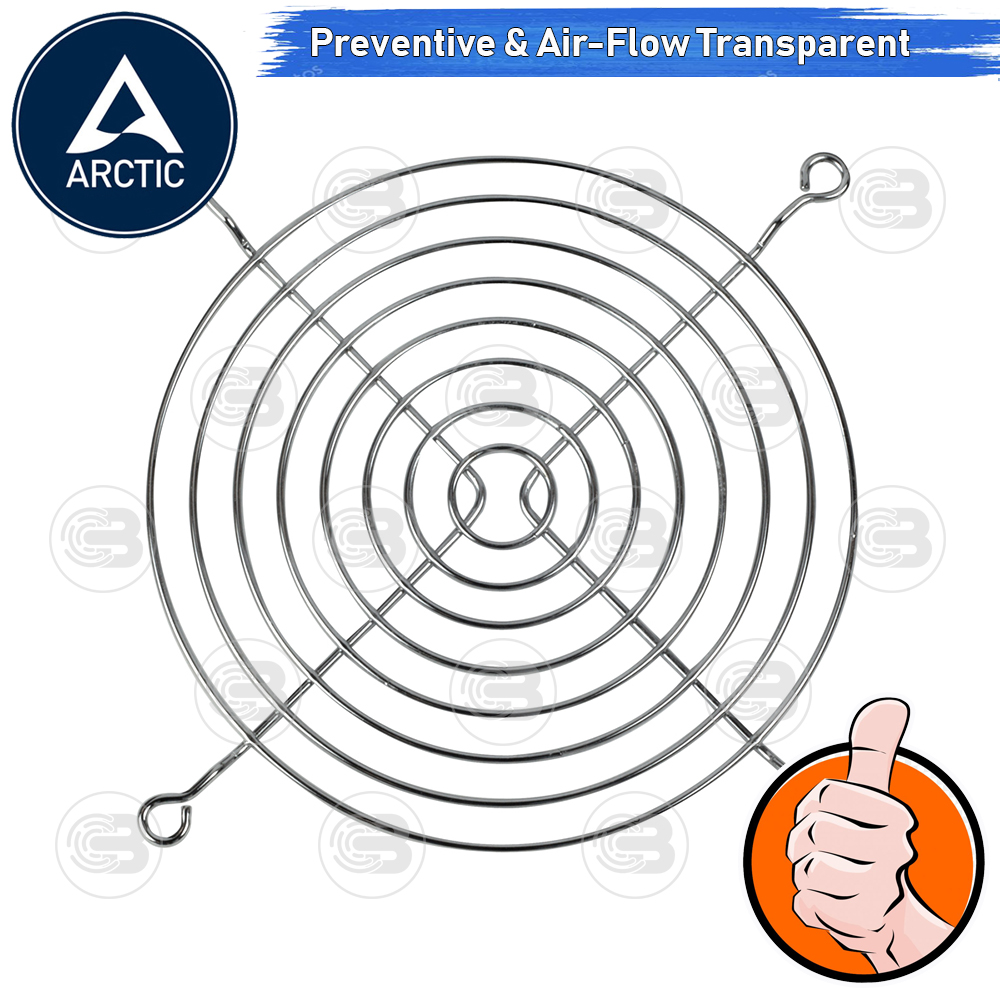 [CoolBlasterThai] Arctic Fan Grill Nickel Plated Steel Size120 MM.