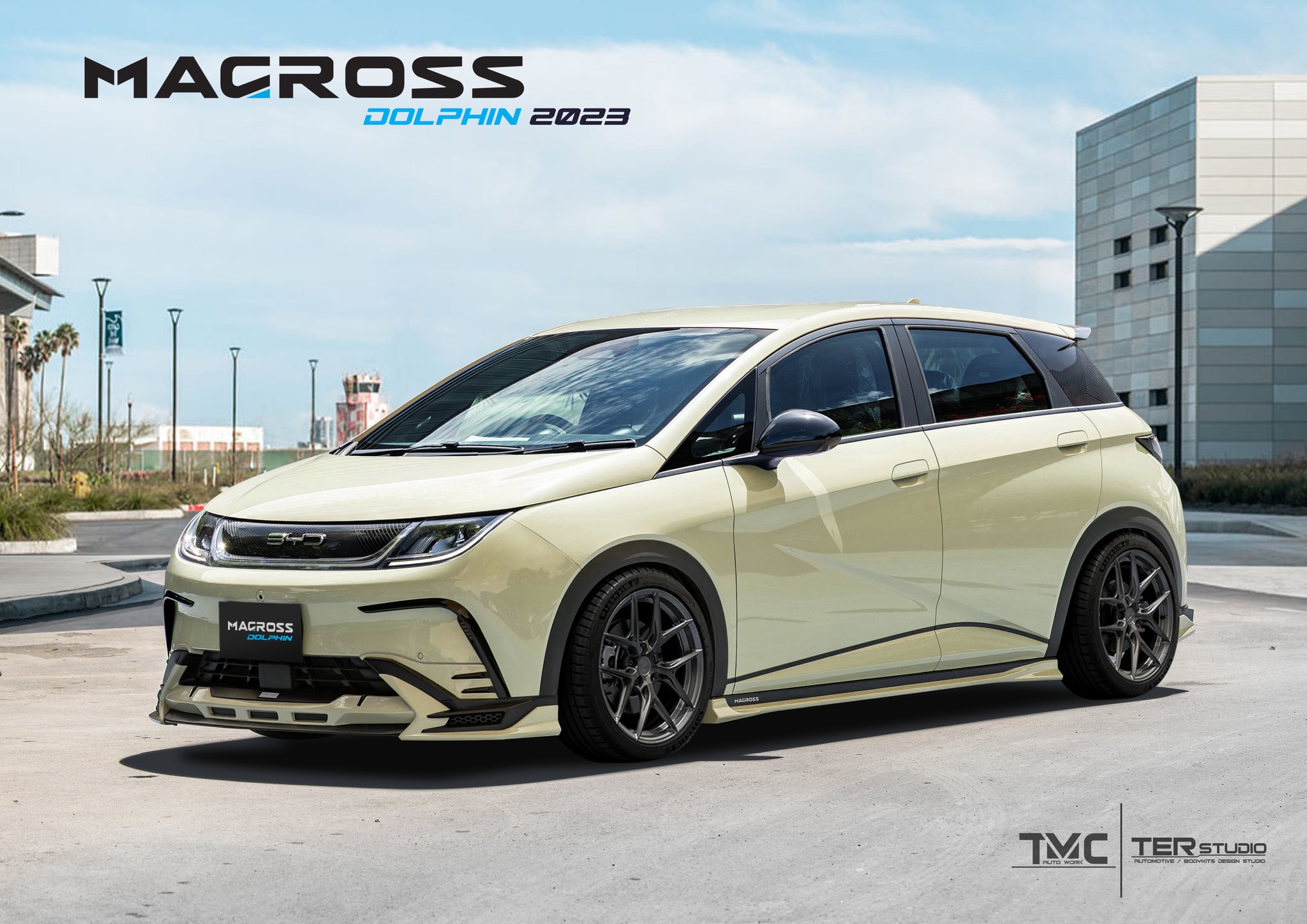 ชุดแต่ง ชุดสเกิร์ต BYD DOLPHIN รุ่น MACROSS