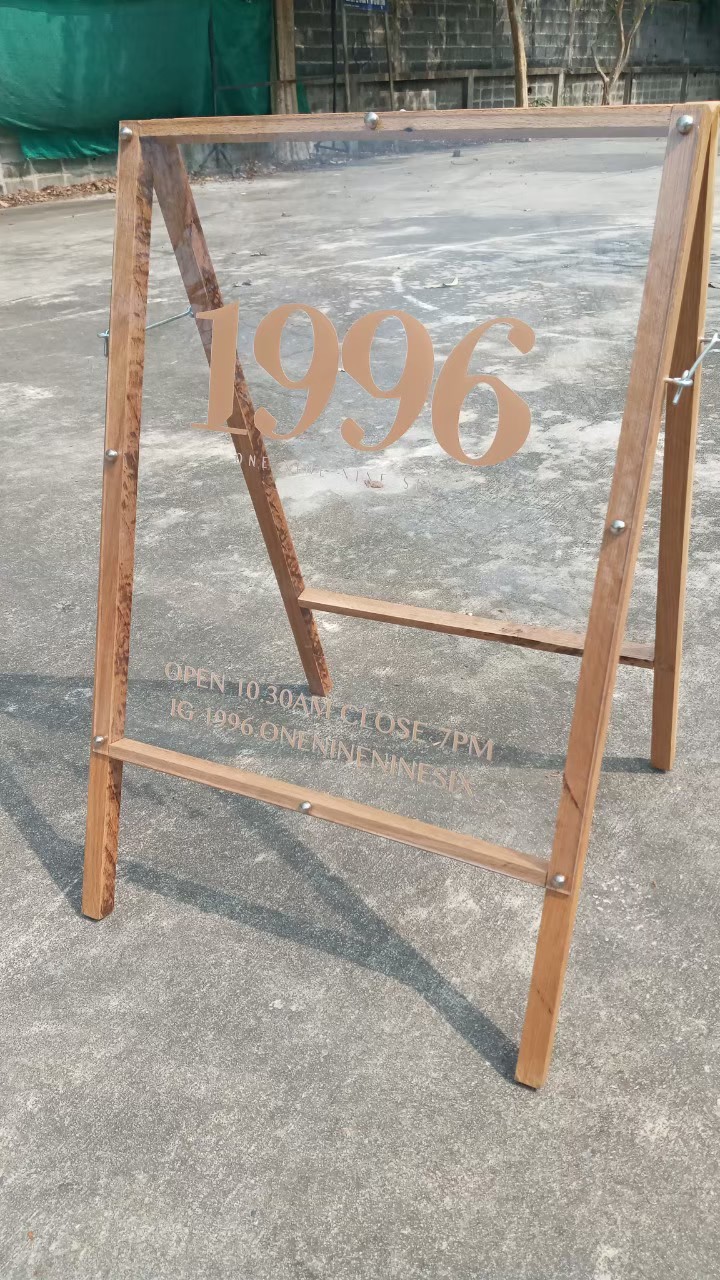เฟรมเหล็ก ป้ายตั้งหน้าร้าน🌟