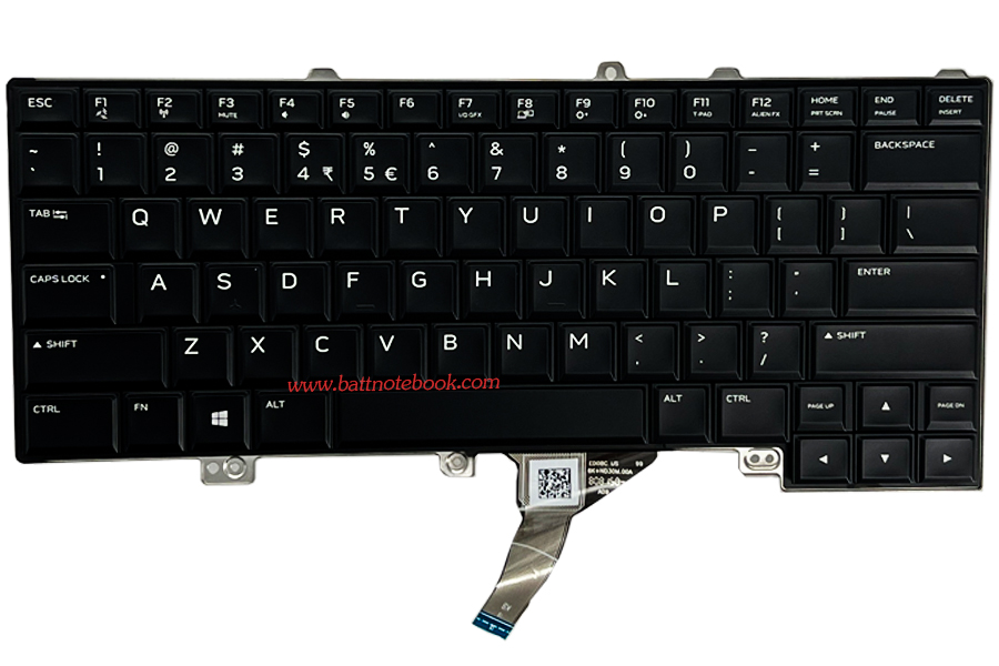 ขาย Keyboard Dell Alienware15 R3 อะไหล่ใหม่แท้ แป้นพิมพ์ คีย์บอร์ด ภาษาอังกฤษ ราคา พิเศษ ของตรงรุ่น ตรงสเปค ประกันศูนย์ Dell Thailand
