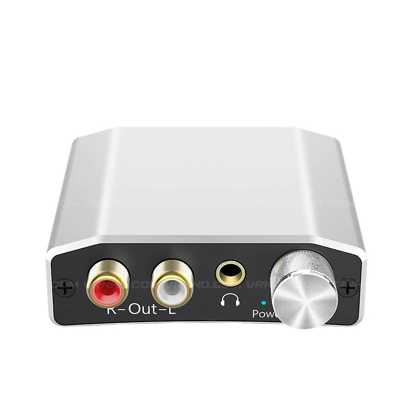 PDAC24-01s DAC Audio 192kHz 24bit Optical, Toslink, Coaxial to RCA +3.5 mm jack with Volume Control.
