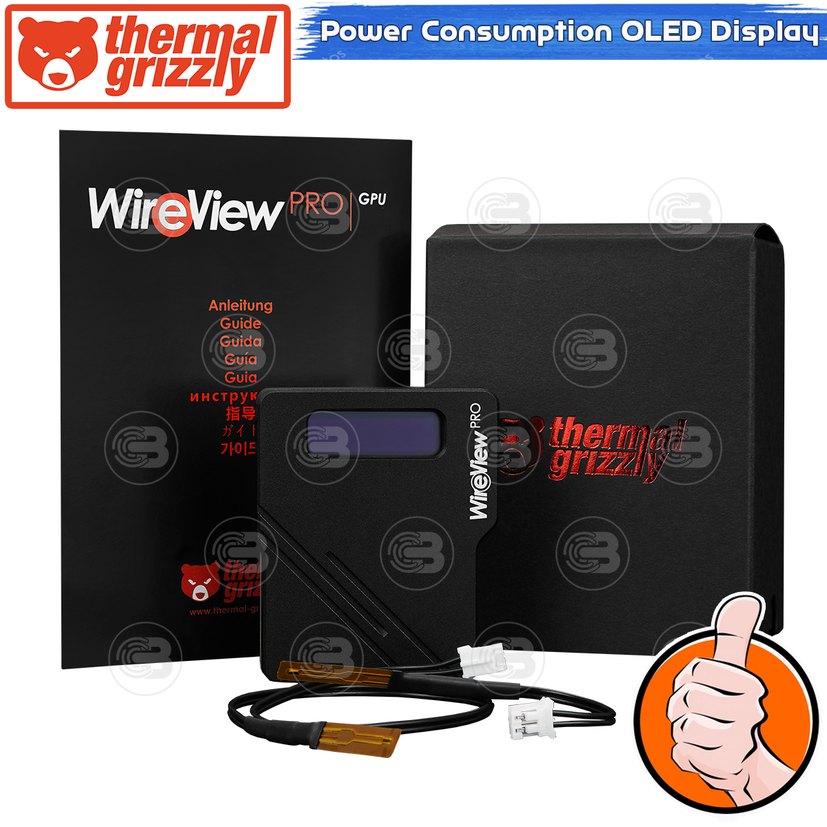 [CoolBlasterThai] Thermal Grizzly WireView GPU Pro (WV-P-H1R) 12VHPWR Reverse GPU Power Consumption OLED Display