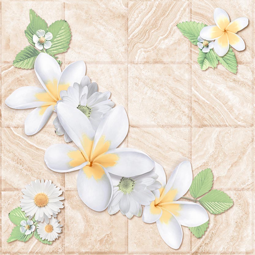 12"x12" ไก่สู่ขวัญ C กระเบื้องปูพื้น