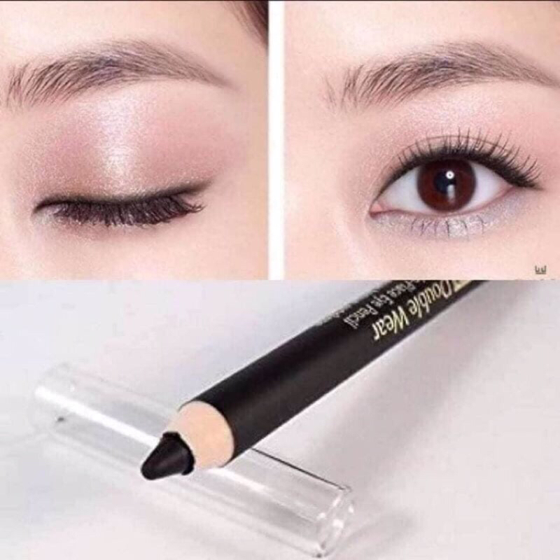 (1แท่ง) ดินสอเขียนขอบตา Estee Lauder Double Wear 24H waterproof gel Eye Pencil 0.8g. สี 01-Onyx ของแท้