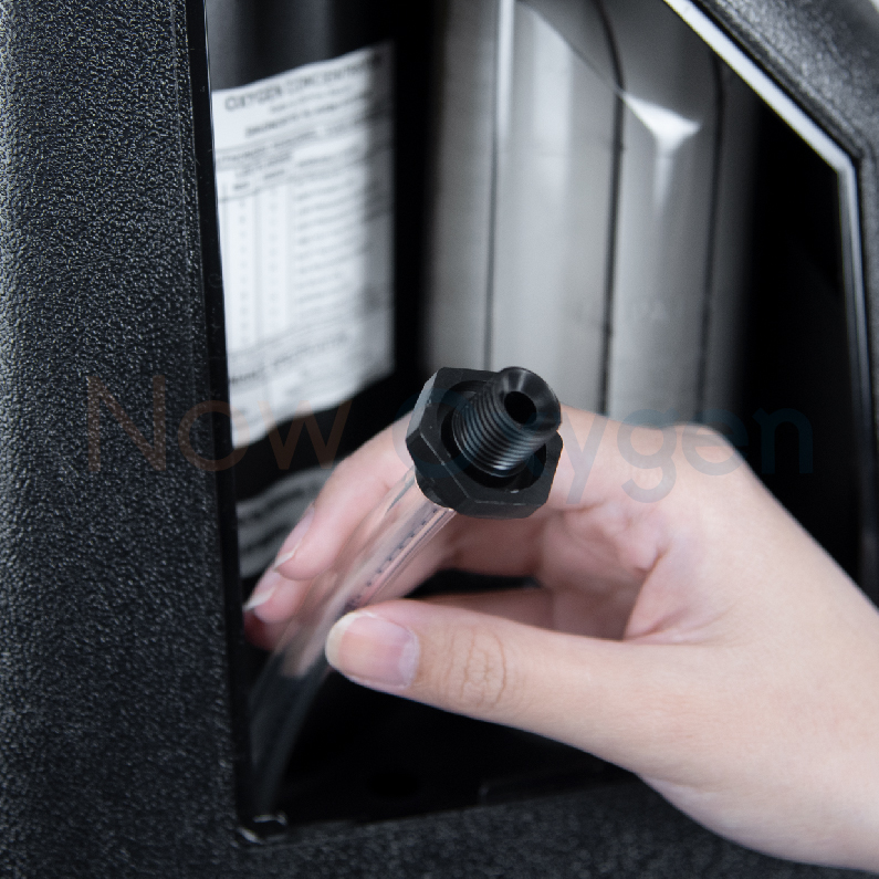 ตู้พักฟื้นสัตว์ขนาด 60*60 ซม. จับคู่กับเครื่องผลิตออกซิเจนขนาด 9 ลิตร Invacare Platinum 9