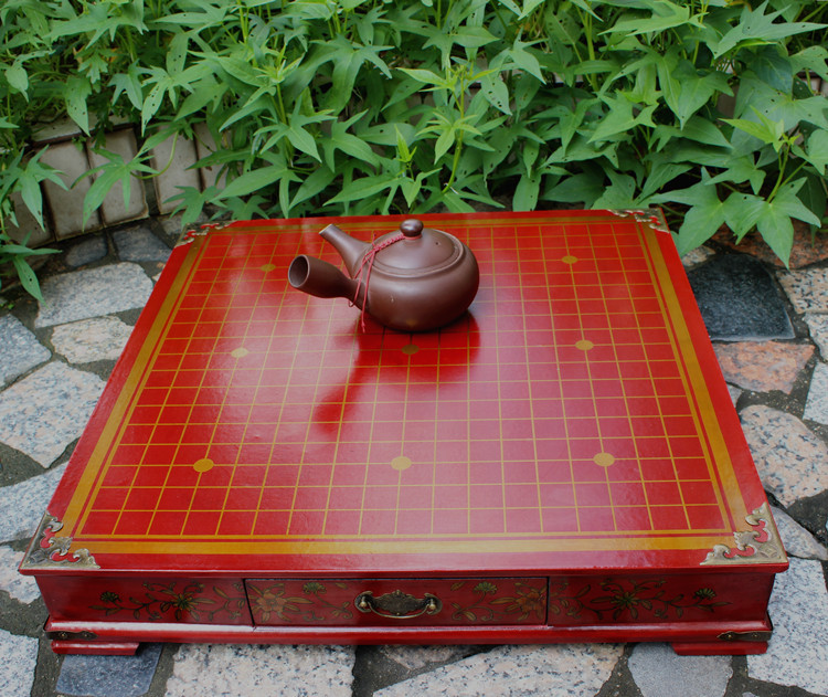 ชุดหมากล้อมไม้ลายจีน