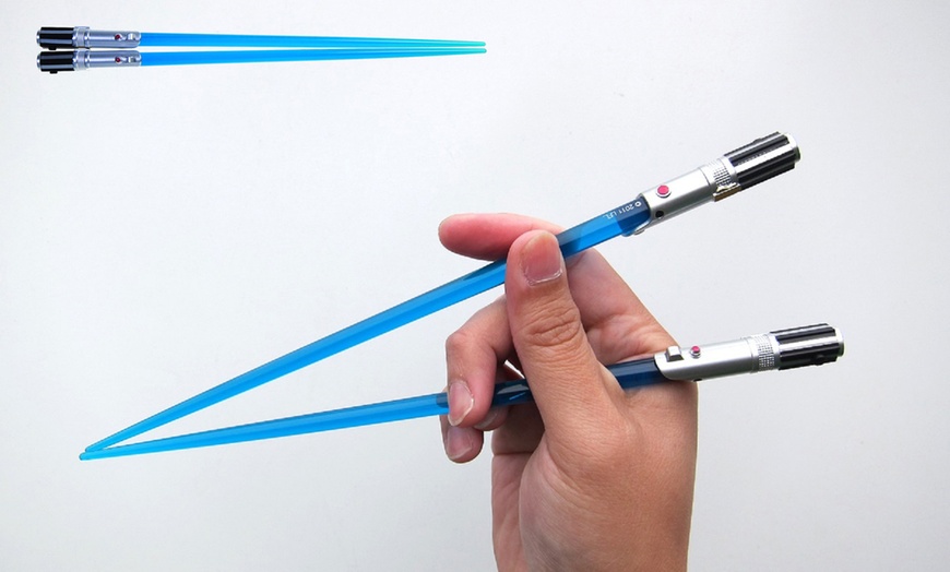 ตะเกียบดาบ สีน้ำเงิน Luke Skywalker Lightsaber Chopsticks Kotobukiya - Star Wars