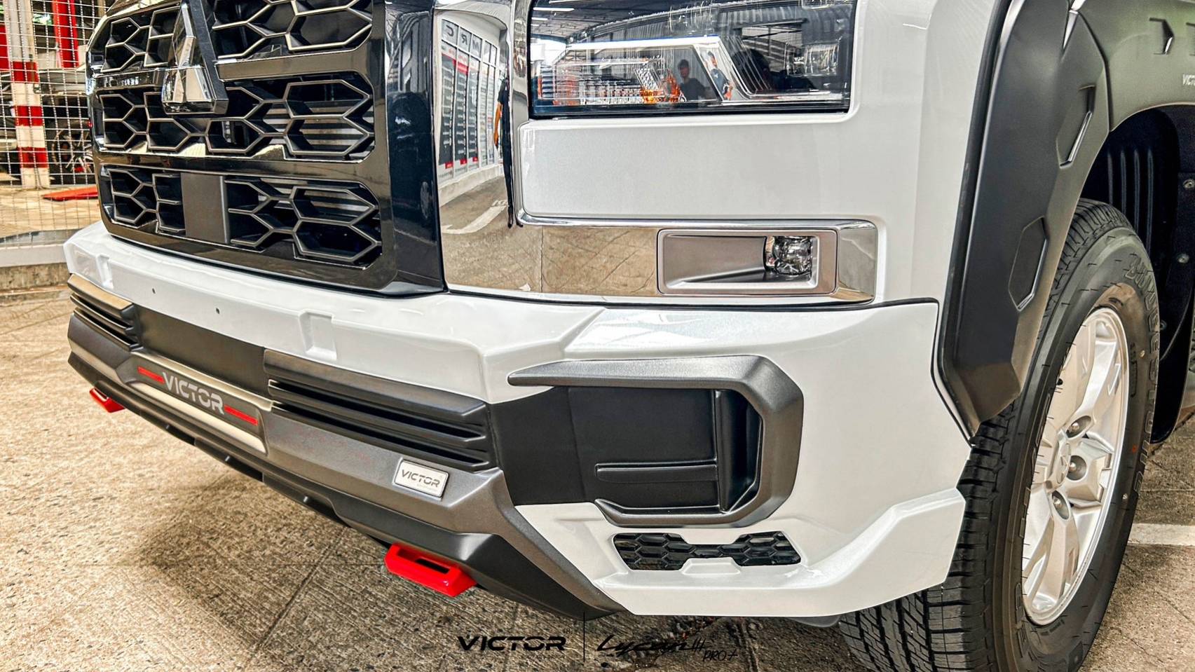 ชุดแต่ง ชุดสเกิร์ต MITSUBISHI TRIRON 2023 รุ่น VICTOR V.1