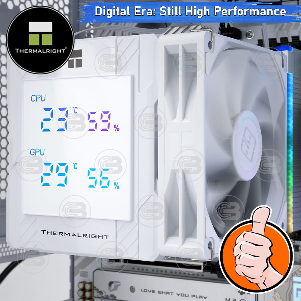 [CoolBlasterThai] Thermalright Peerless Assassin 120 Digital WHITE (AM5/LGA1851 Ready) ประกัน 6 ปี