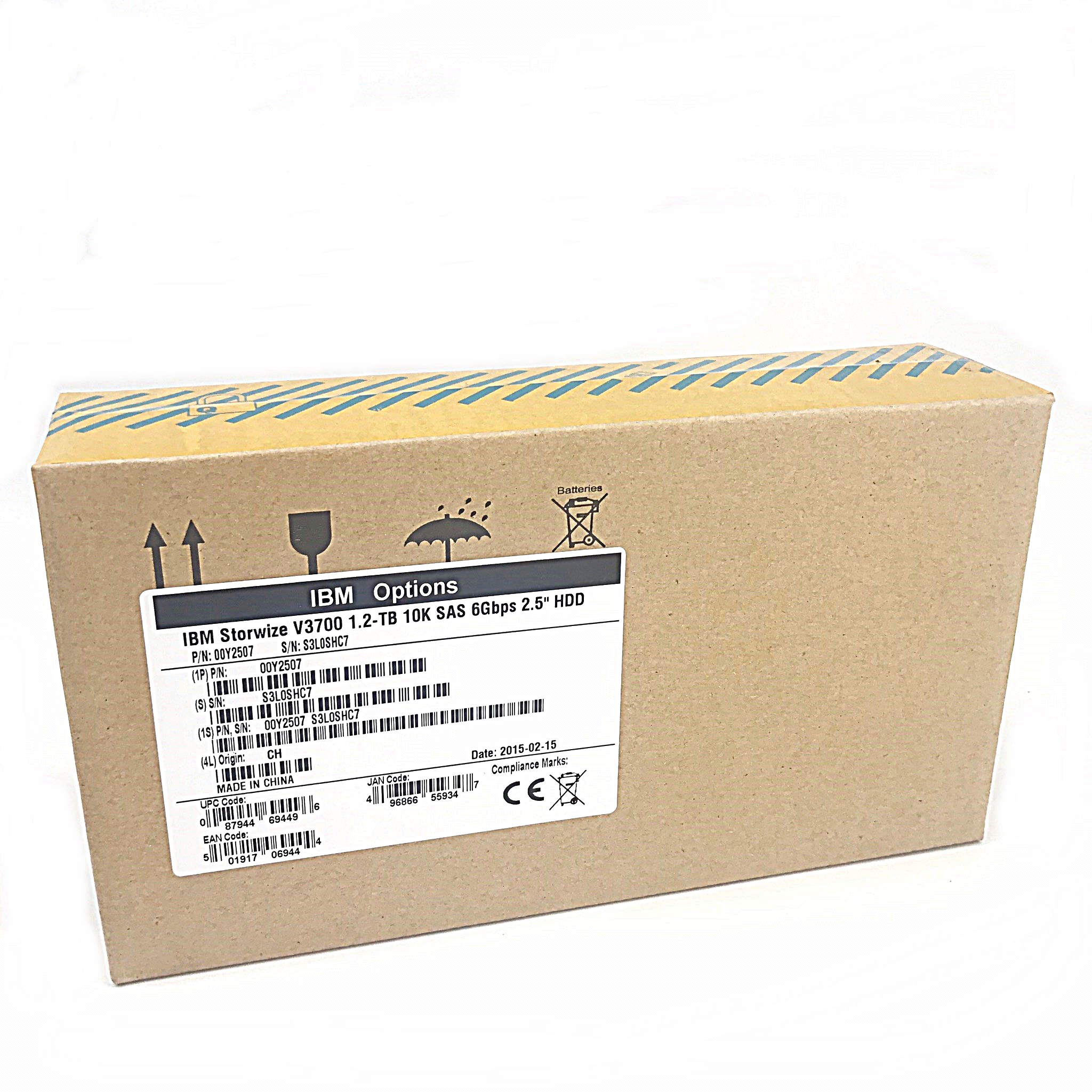 NEW, IBM 00Y2507 00Y2432 ACLM [TorCompTH Thailand ขาย จำหน่าย ราคา] IBM 1.2TB 10K 6Gb SAS 2.5IN HDD for IBM V3700