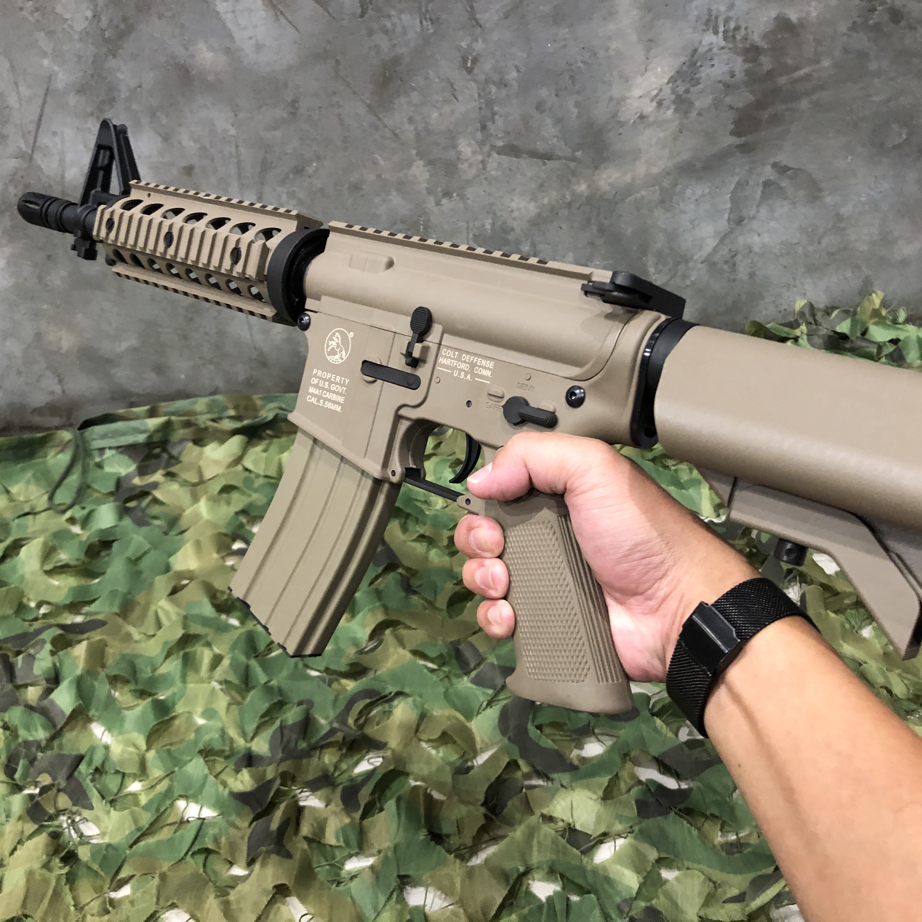 ปืนเจล ปืนเจลไฟฟ้า รุ่น M4A1 (Semi Auto&Full Auto)