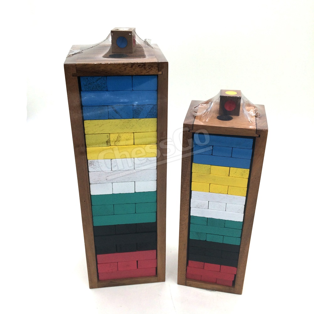 เกมตึกถล่มไม้สี Color size L