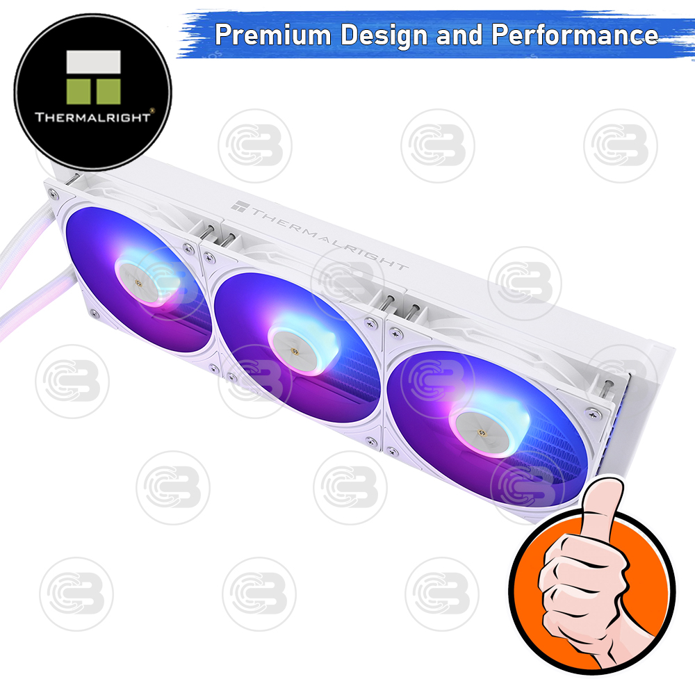 [CoolBlasterThai] Thermalright FROZEN WARFRAME 360 WHITE ARGB AIO Liquid CPU Cooler (AM5/LGA1851 Ready) ประกัน 5 ปี