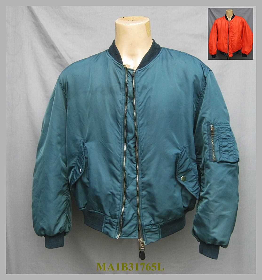เสื้อนักบิน MA1 งานพานิชย์รุ่นเก่า1980