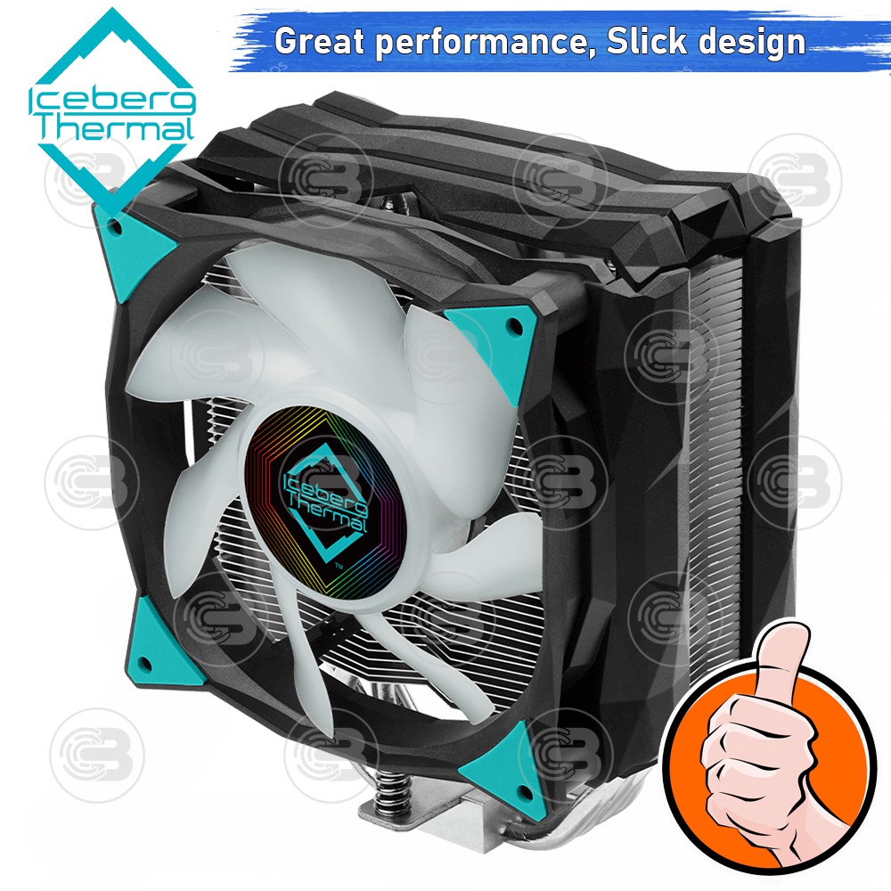 [CoolBlasterThai] Iceberg Thermal IceSLEET G4 OC Black Multi Compatible Tower CPU Cooler with A-RGB